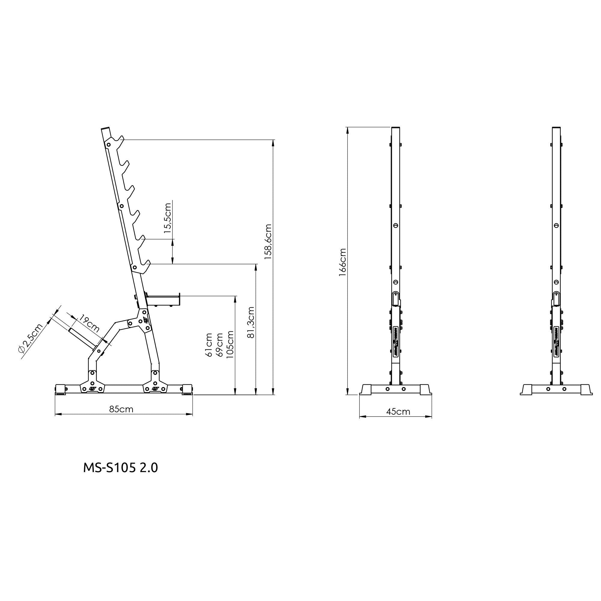 Semi Pro Squat stativ 2.0