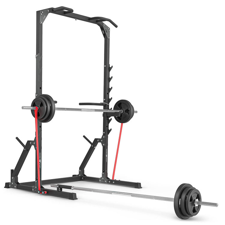 Semi-Pro Squat half-rack med pull-up stang og dip-station