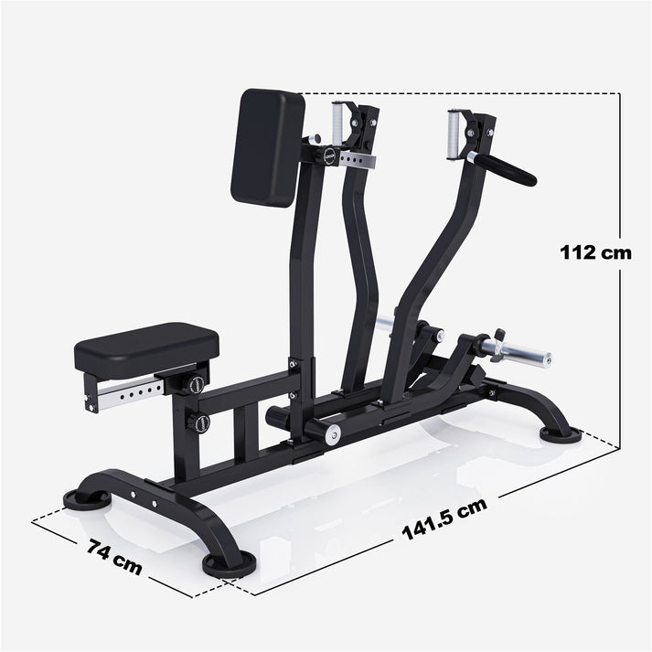 Romaskine til målrettet rygtræning