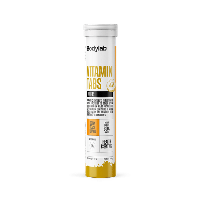 BODYLAB VITAMIN TABS (20STK) - ICE TEA PEACH