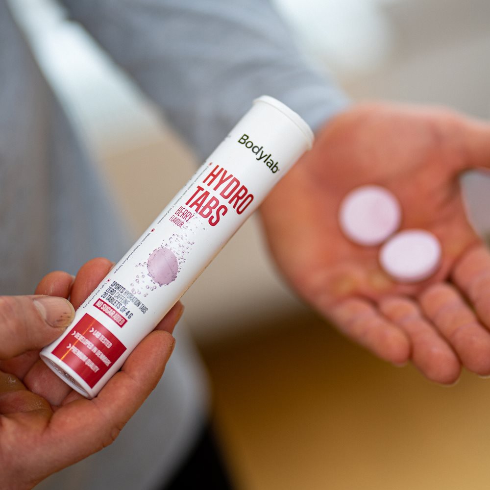 BODYLAB HYDRO TABS (1X20 STK) - BERRY (KOFFEINFRI)