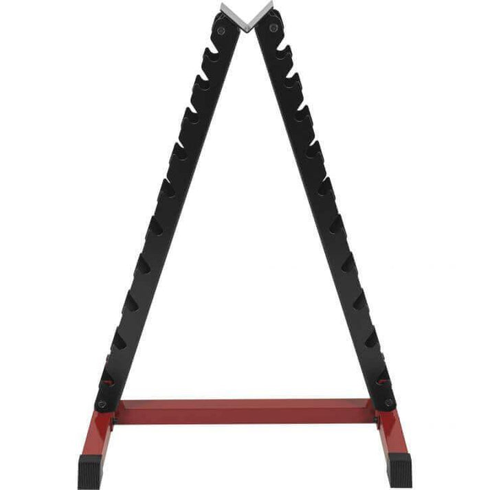 Håndvægtestativ (sort og rød)