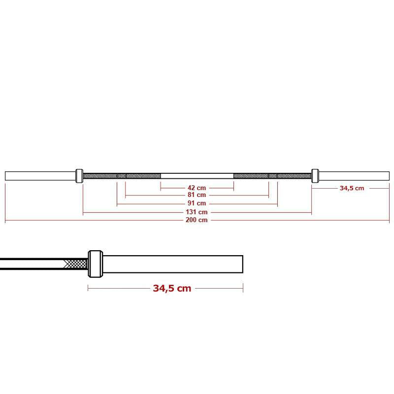 Olympisk vægtstang til kvinder