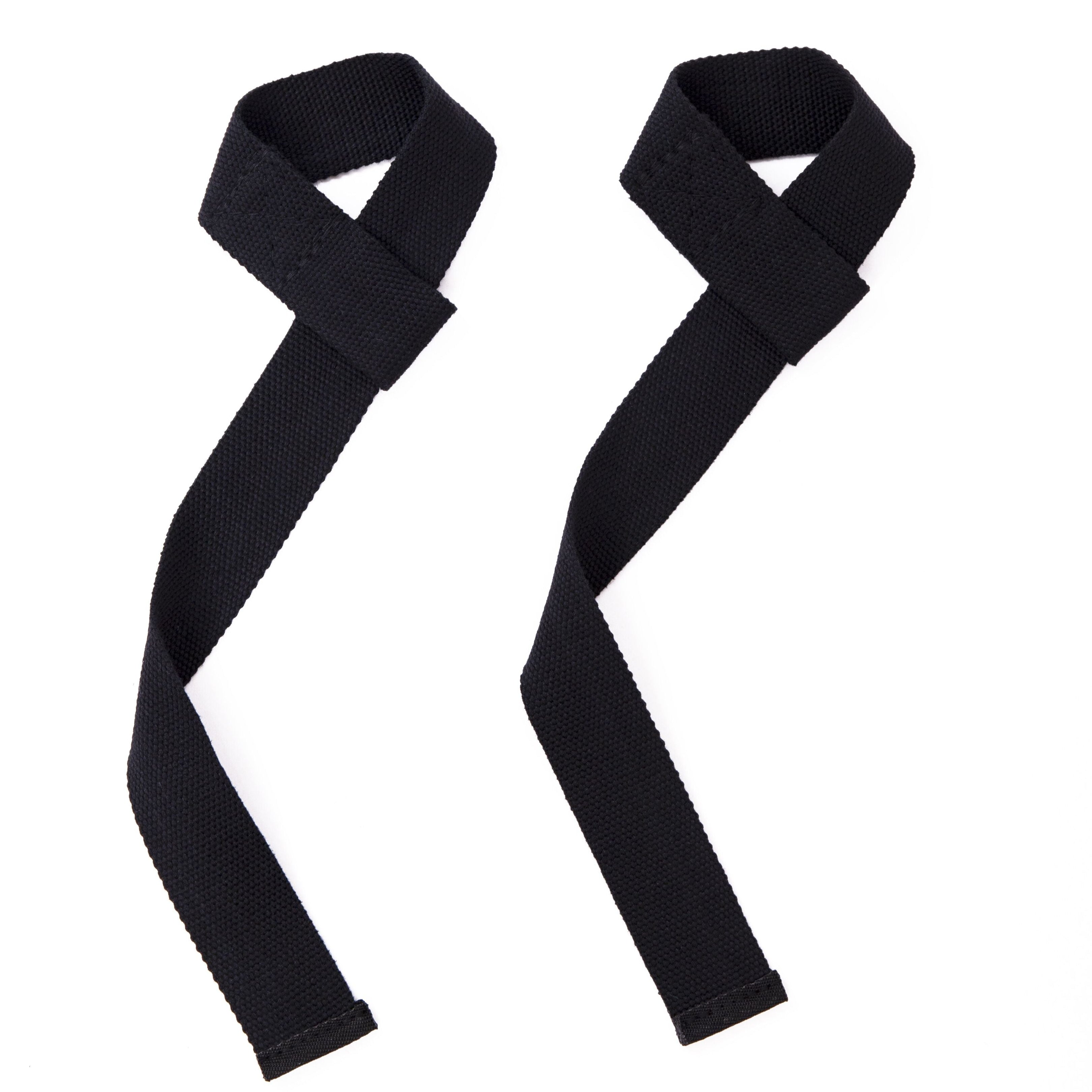 Billige Lifting Straps Wrist wraps black (2 stk) - nylon