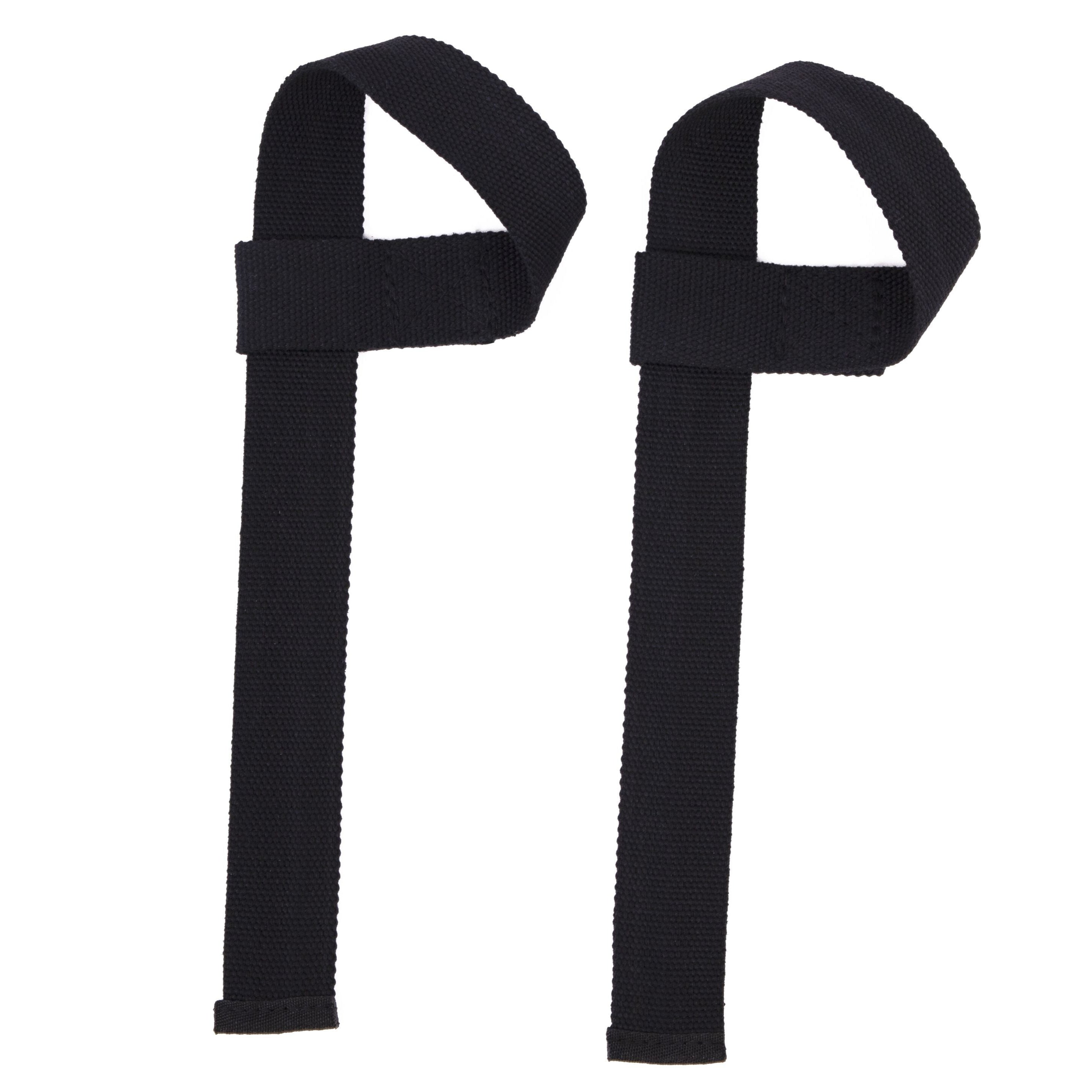 Billige Lifting Straps Wrist wraps black (2 stk) - nylon