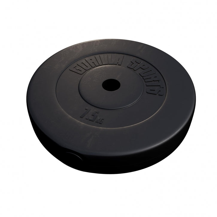 Vægtskive i hård plast 7,5 kg (30 mm)