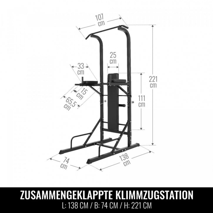 Multistation med træningsbænk