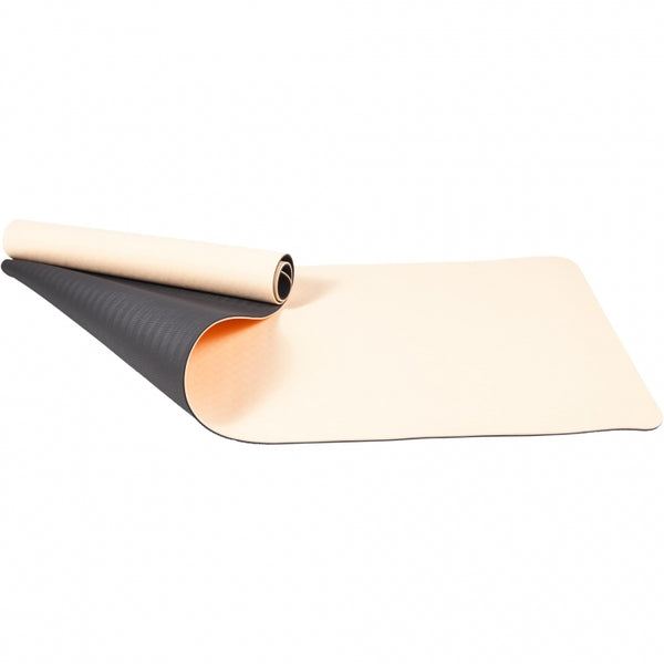 TPE yogamåtte 6 mm - Apricot