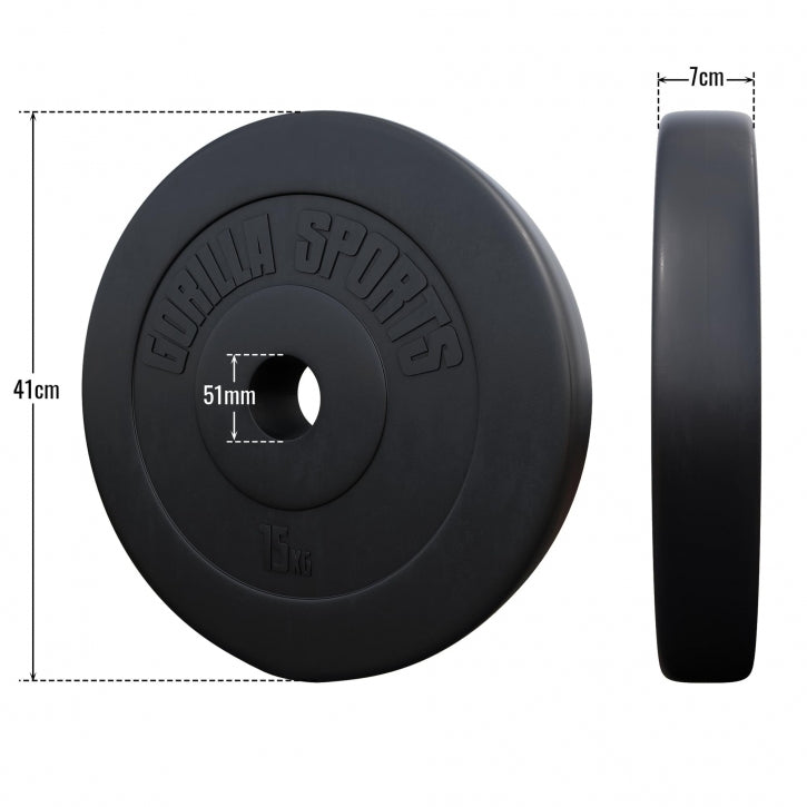 Vægtskive 15 kg Basic (50 mm)