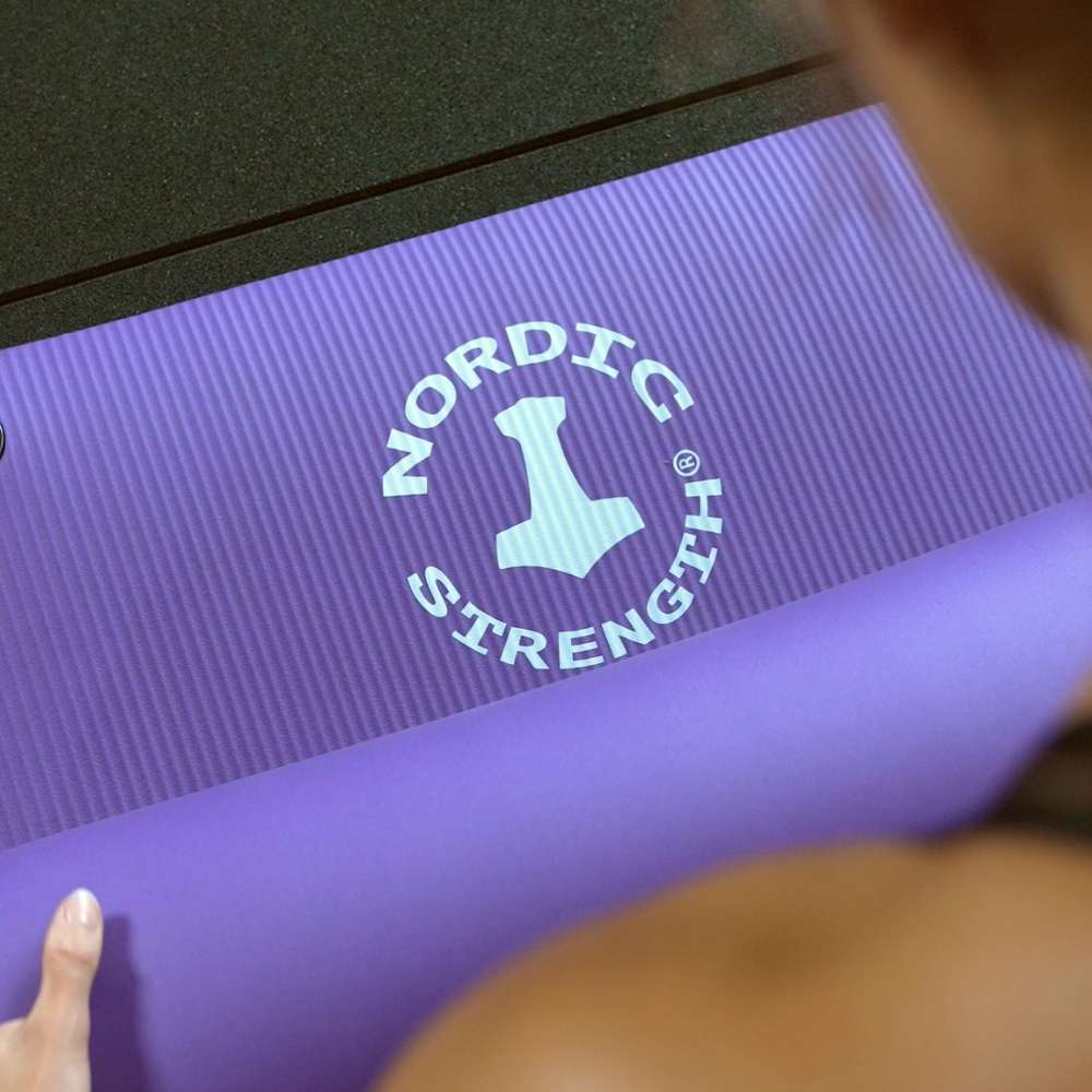 Træningsmåtte - Lilla og tyk - Nordic Strength