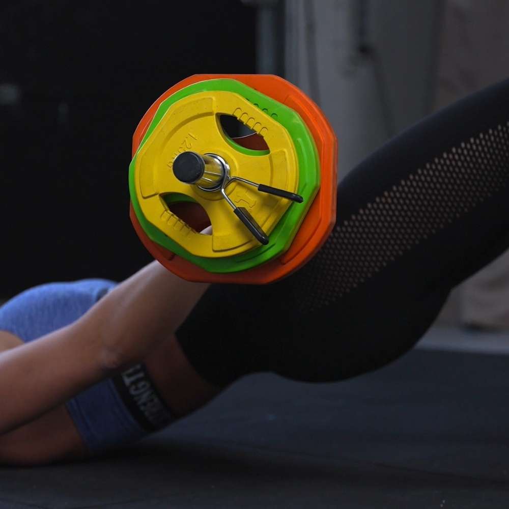 Aerobic vægtstang sæt 20 kg (Farvet) - Nordic Strength