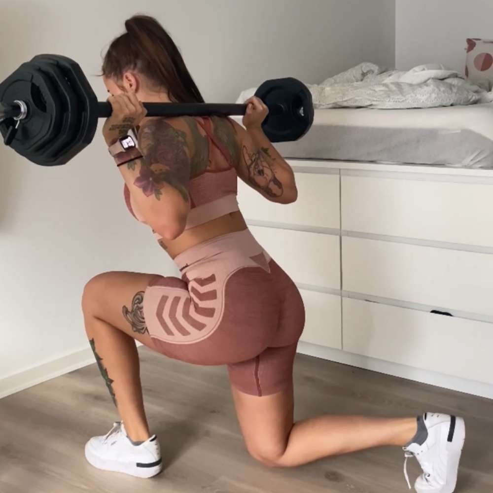 Aerobic vægtstang sæt 20 kg (Sort) - Nordic Strength