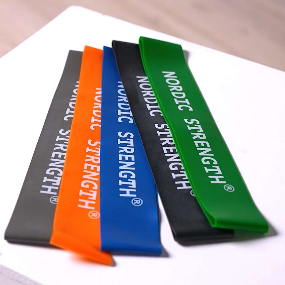 Træningselastik 5-PACK - Nordic Strength