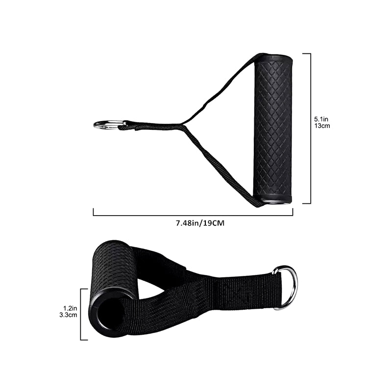 Enhånds kabelgreb sæt - gummihåndtag