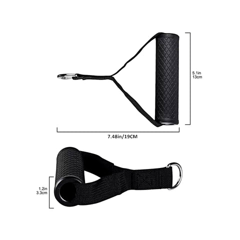 Enhånds kabelgreb sæt - gummihåndtag
