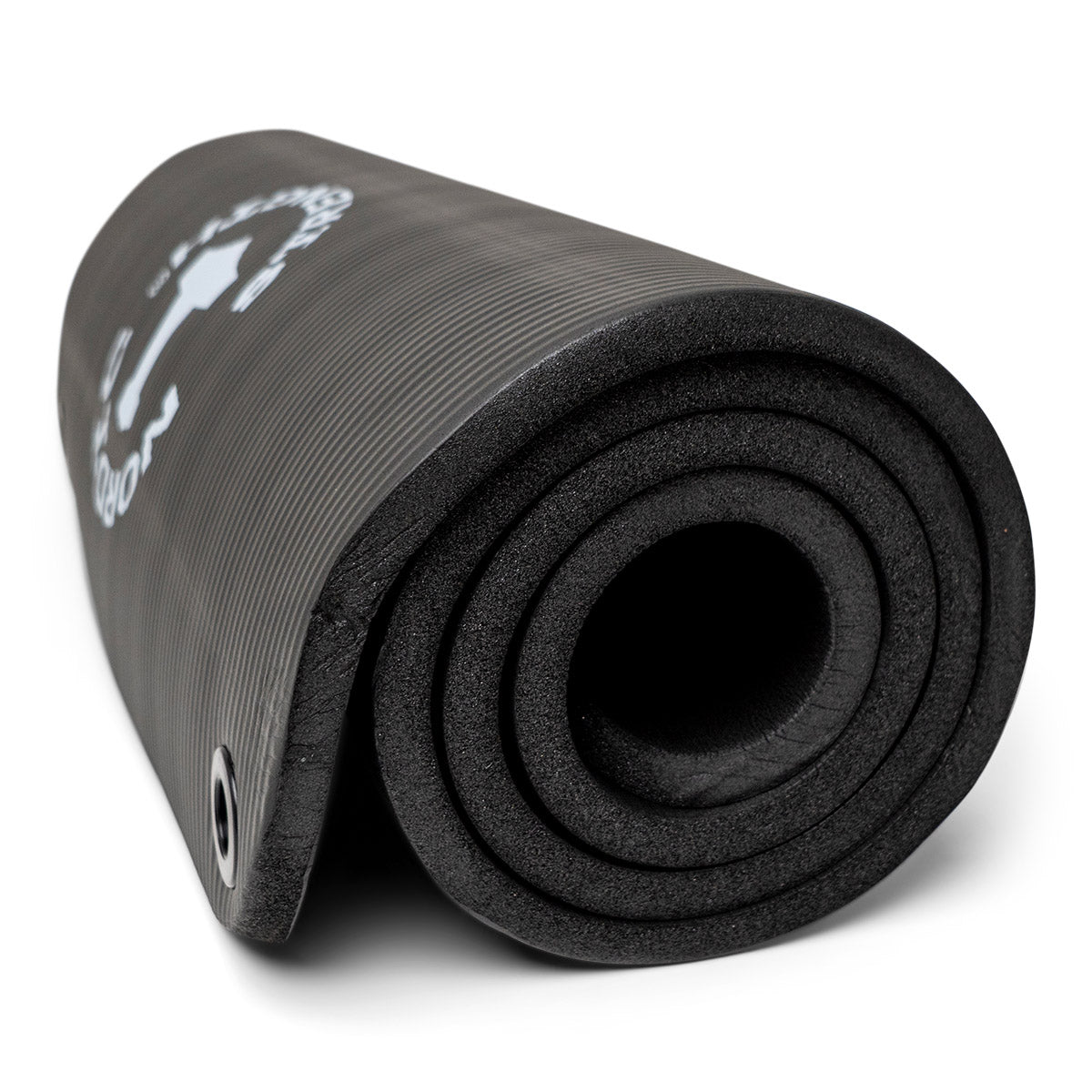 Træningsmåtte - Sort og tyk - Nordic Strength