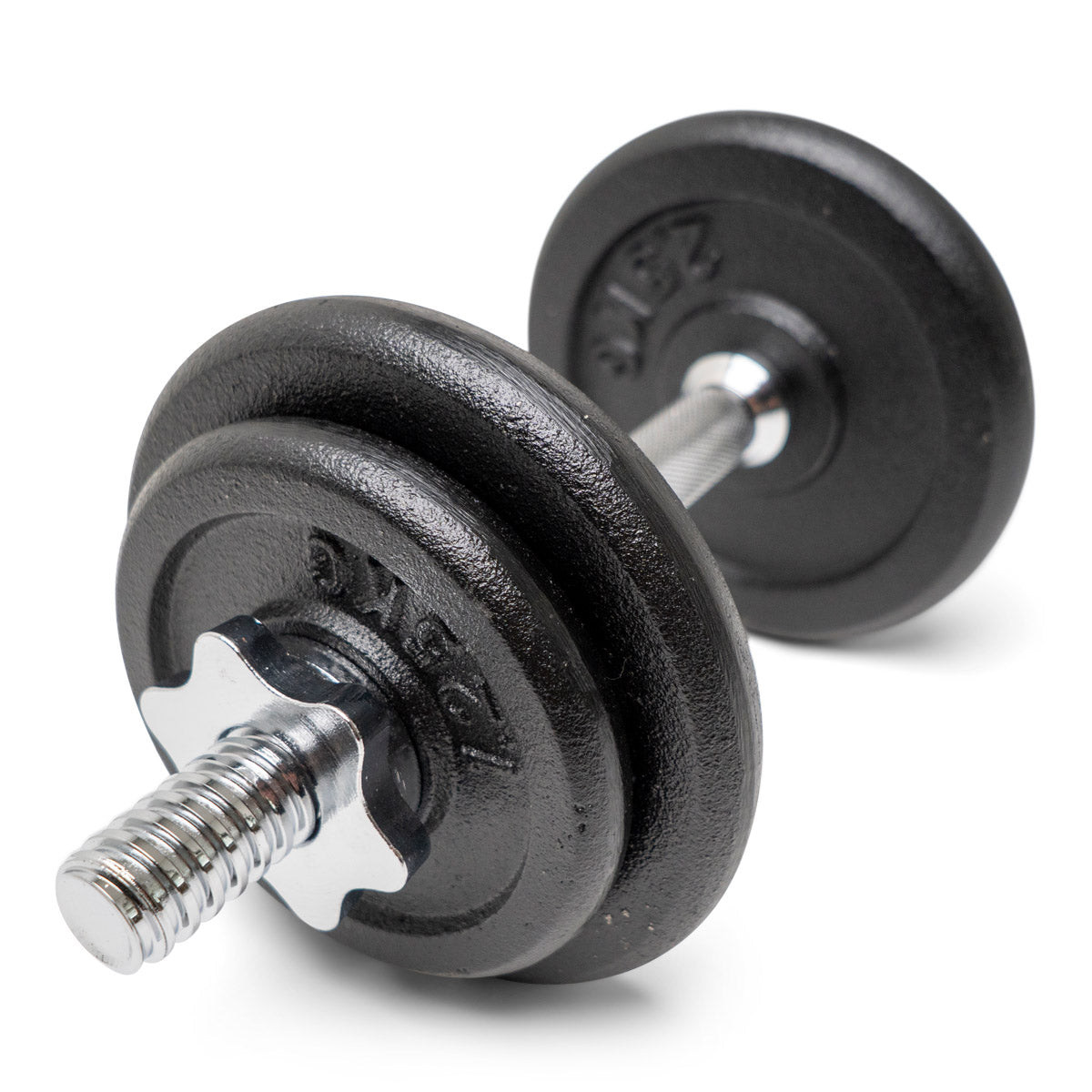 Håndvægt 10 kg justerbar - Jern + Kuffert