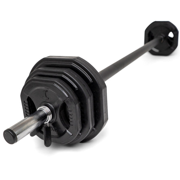 Aerobic vægtstang sæt 20 kg (Sort) - Nordic Strength