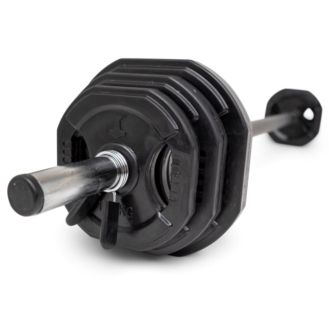 Aerobic vægtstang sæt 20 kg (Sort) - Nordic Strength