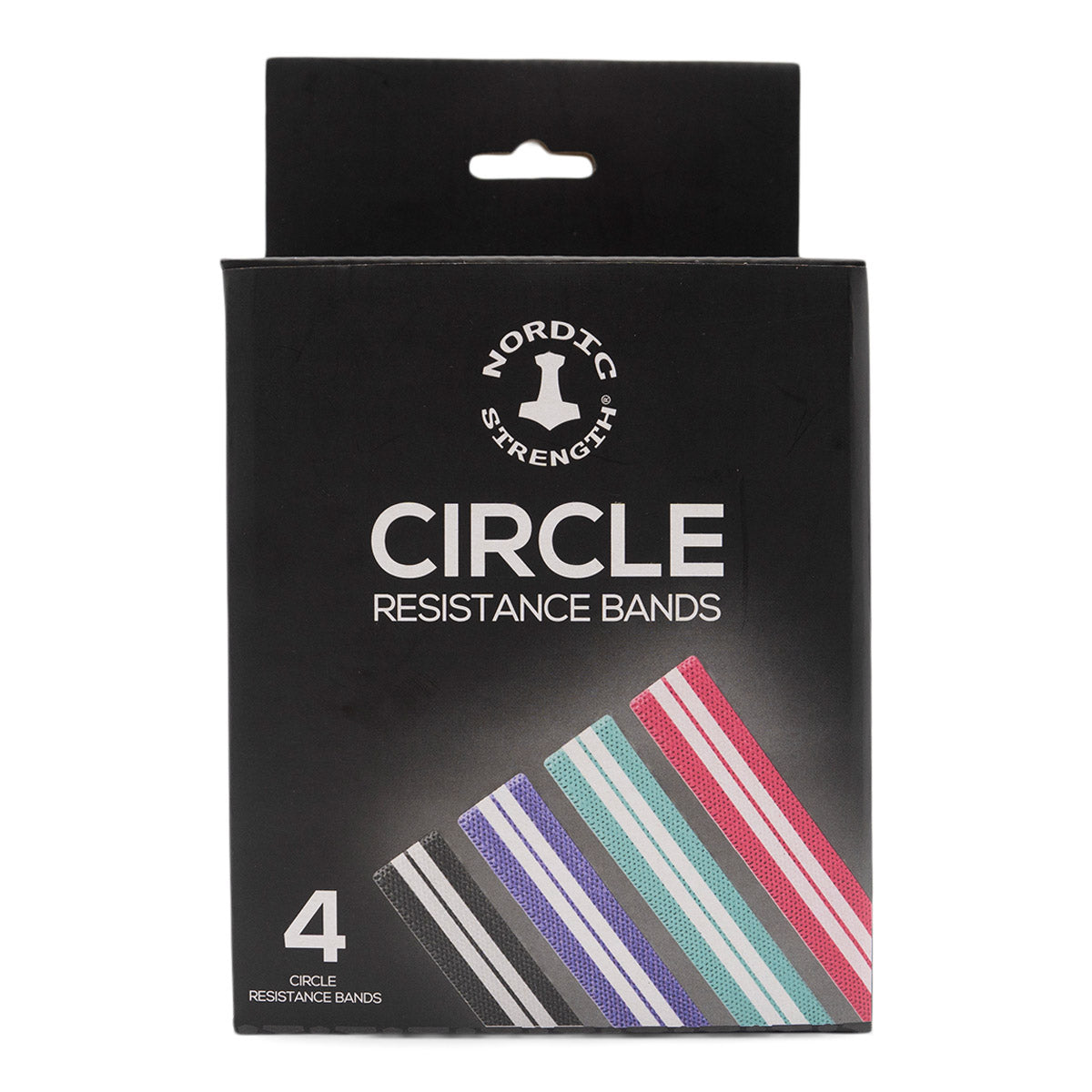 Strength band 4-pack Bomuld (4 elastikker i forskellige hårdheder)