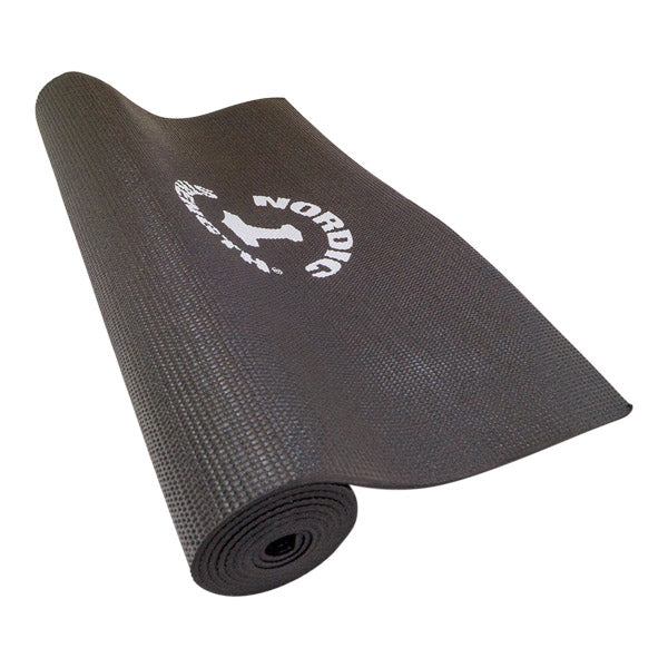 Sort yogamåtte 3 mm - Nordic Strength