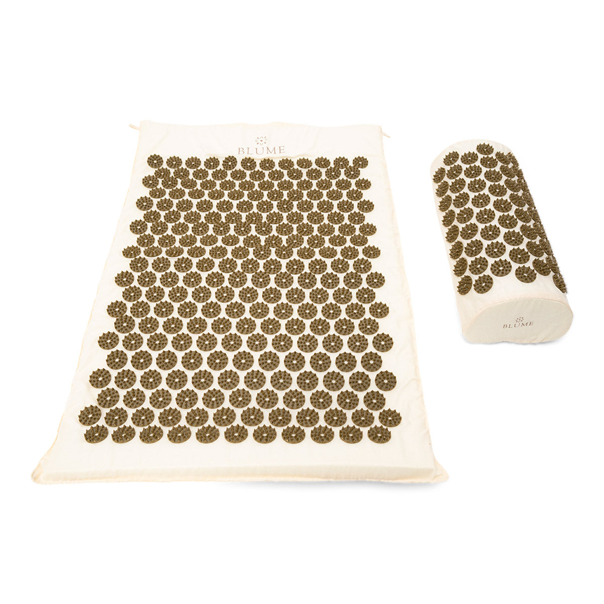 Akupressur måtte inkl. pude - Beige (Sømmåtte og pude til akupunktur)