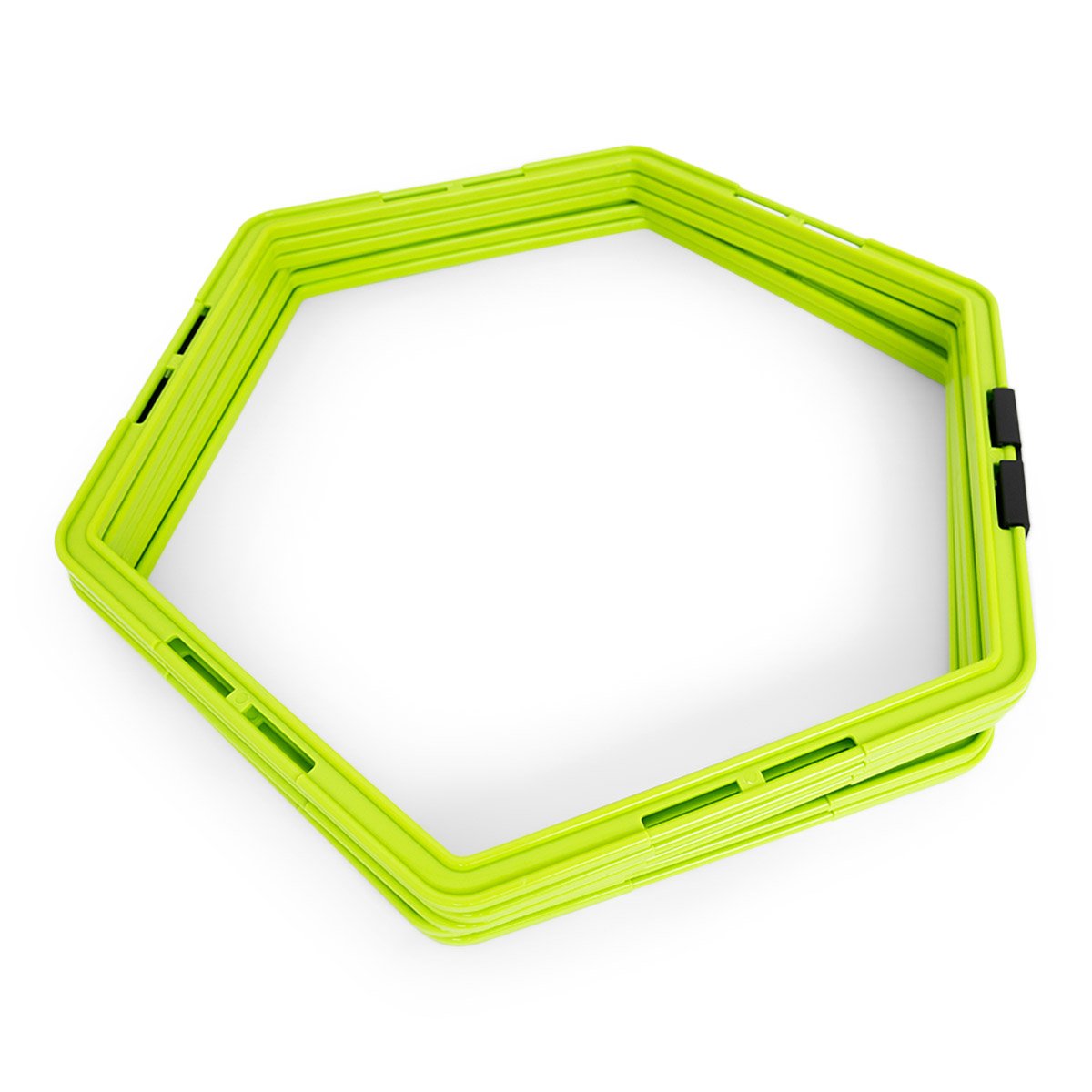 Agility stige Hex (6 kantet agility ladder) - Grøn