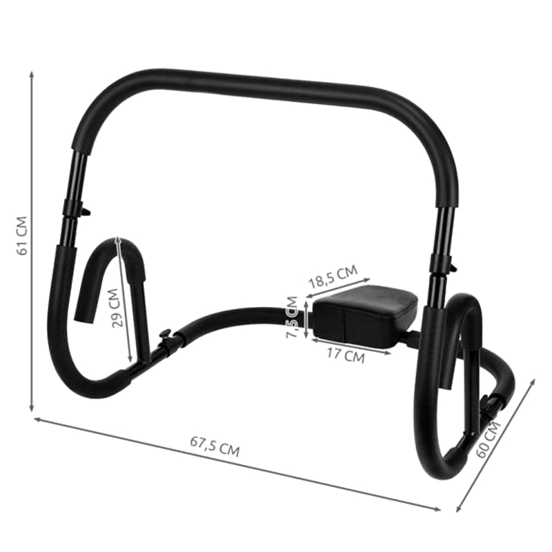 Mavebøjle - Ab roller med hovedstøtte