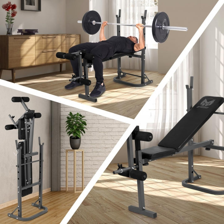 Multiskråbænk med bentræner