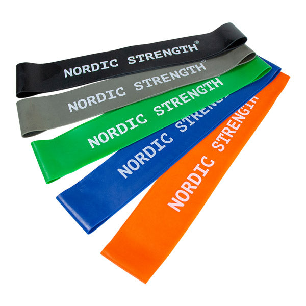 Træningselastik 5-PACK - Nordic Strength