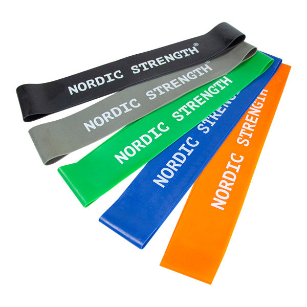 Træningselastik 5-PACK - Nordic Strength