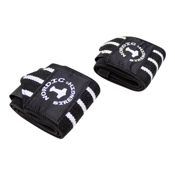 Pro Håndledsstøtte sæt - Sort/hvid - Nordic Strength
