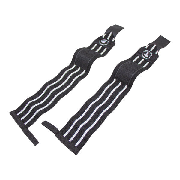 Pro Håndledsstøtte sæt - Sort/hvid - Nordic Strength