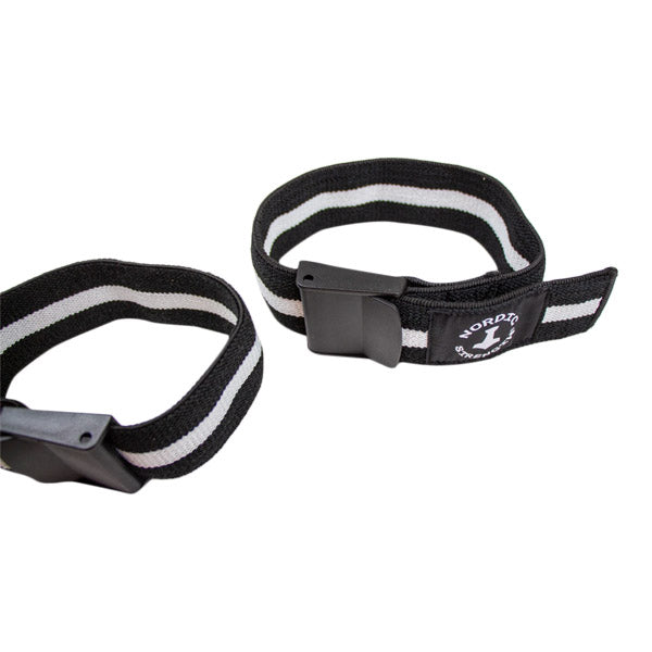 Okklusionsbånd sort/hvid - Til okklusionstræning af armene (2 stk)