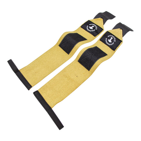 Håndledsstøtte sæt - Gul/Beige