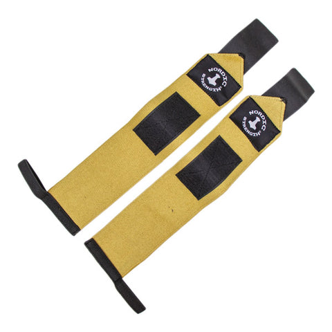 Håndledsstøtte sæt - Gul/Beige