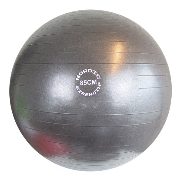 Træningsbold 85 cm (grå) - Nordic strength