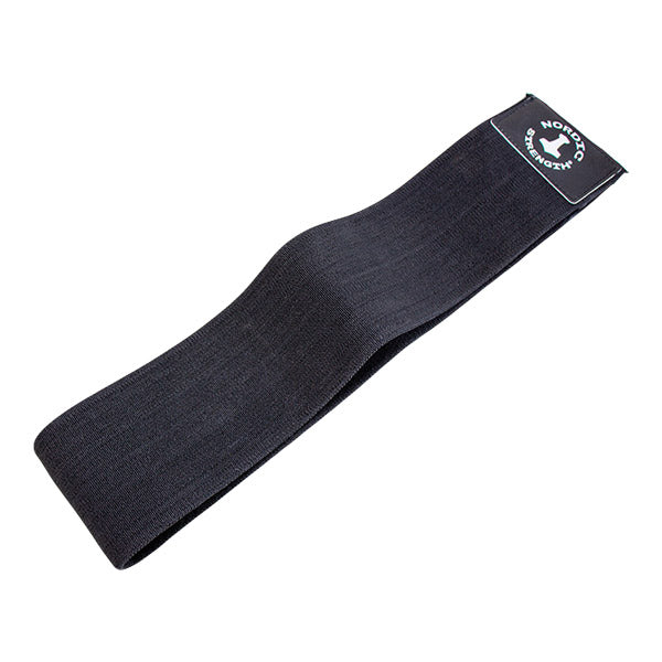 Booty Band ekstra hård/sort - Hip circle i bomuld/elastan