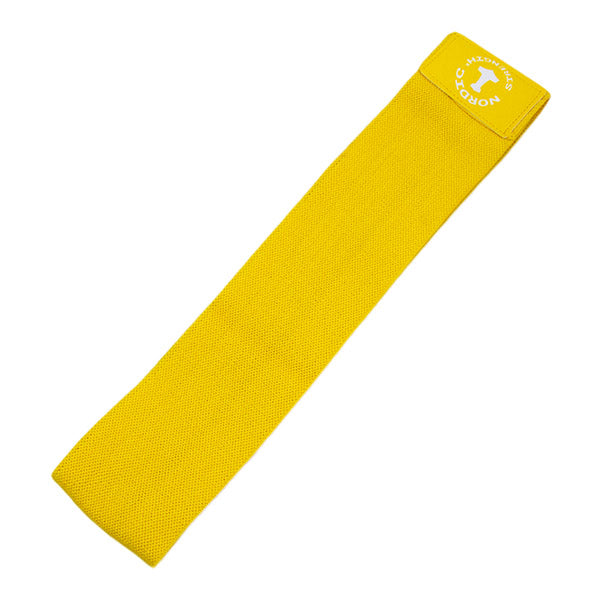 Booty Band ekstra let/gul - Hip circle i bomuld/elastan