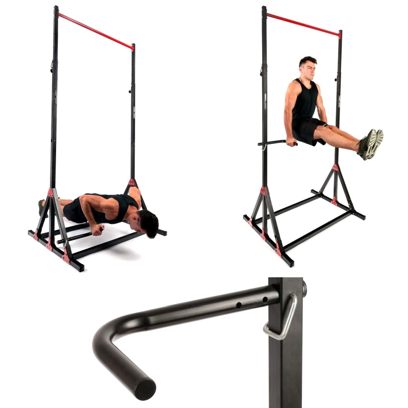 Home Pull up og dip station justerbar