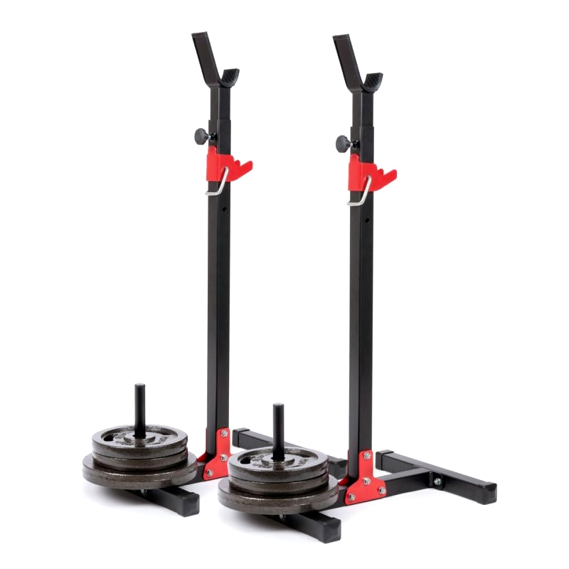Home squat rack med skiveholdere