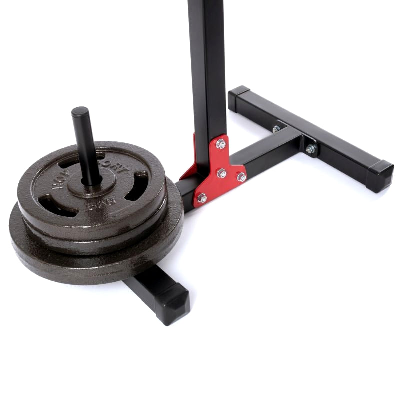 Home squat rack med skiveholdere