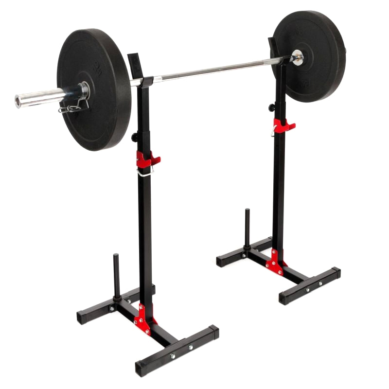Home squat rack med skiveholdere