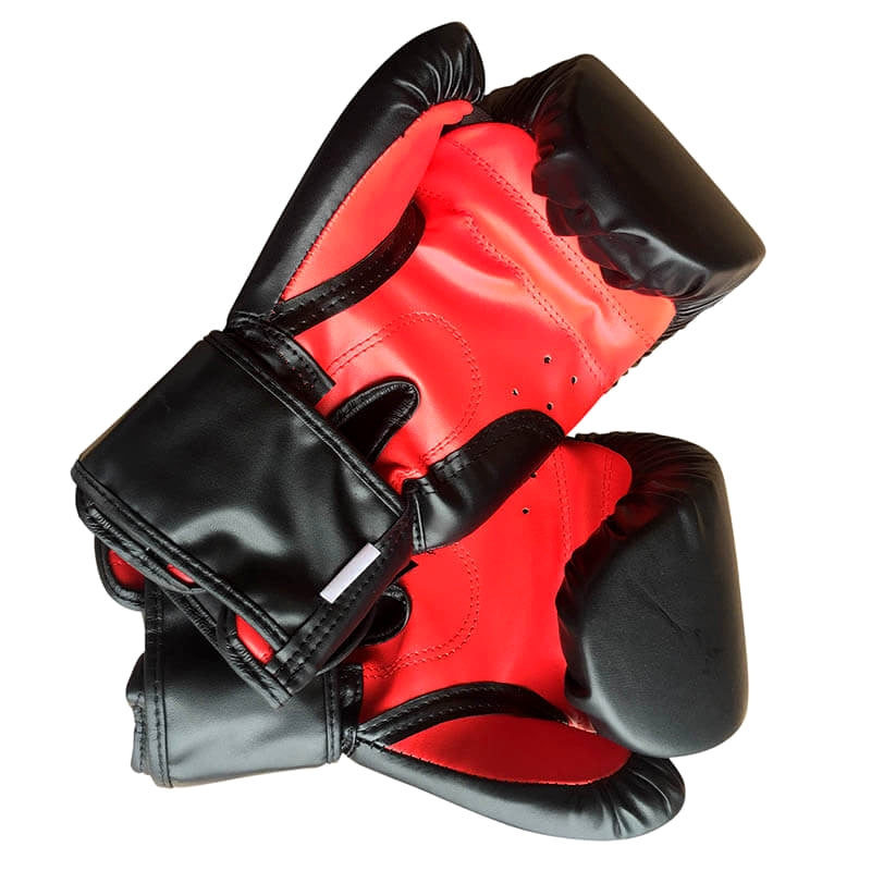 Boksehandsker sort/rød (8 OZ - 16 OZ)