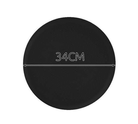 Balancepude (sort) (inklusiv pumpe)