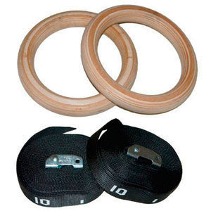 1,25" gymrings wood - 1