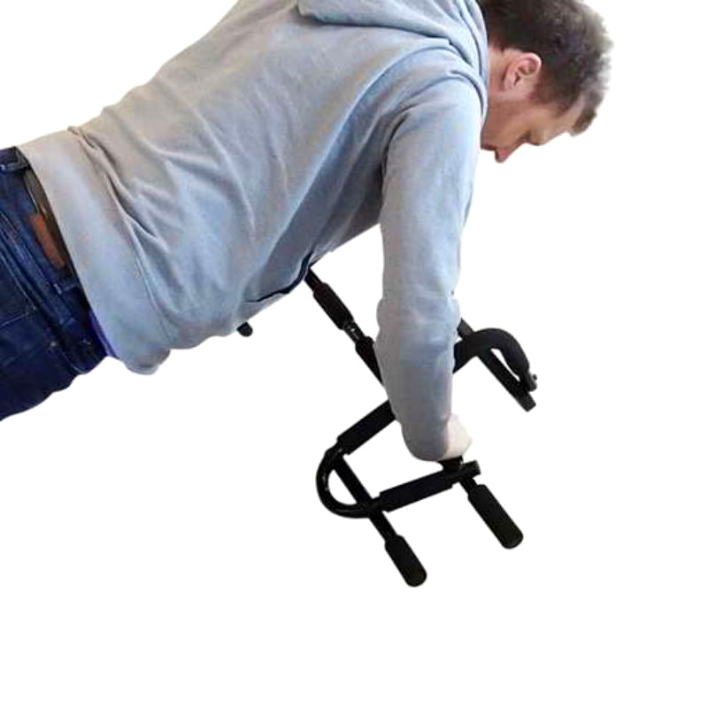 Double handed chin up bar