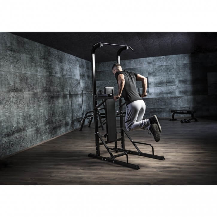 Multistation med træningsbænk