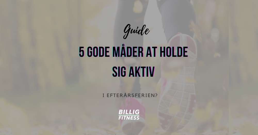 Guide: 5 gode måder at holde sig aktiv i efterårsferien