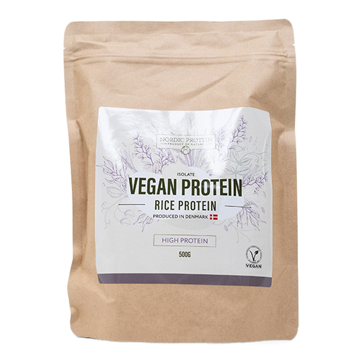 Vegansk proteinpulver af ris